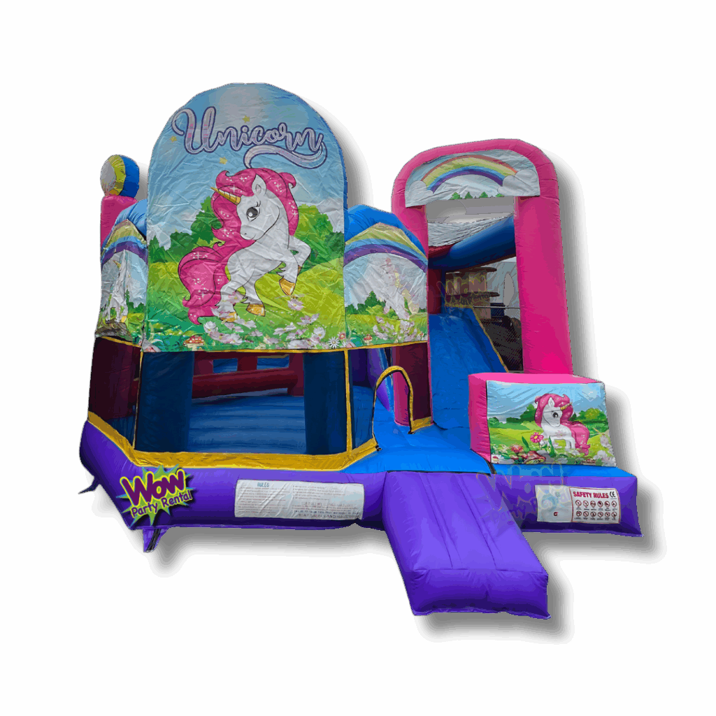 A Unicorn Large Bounce House For Your House or Birthday party
